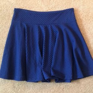 Blue skirt